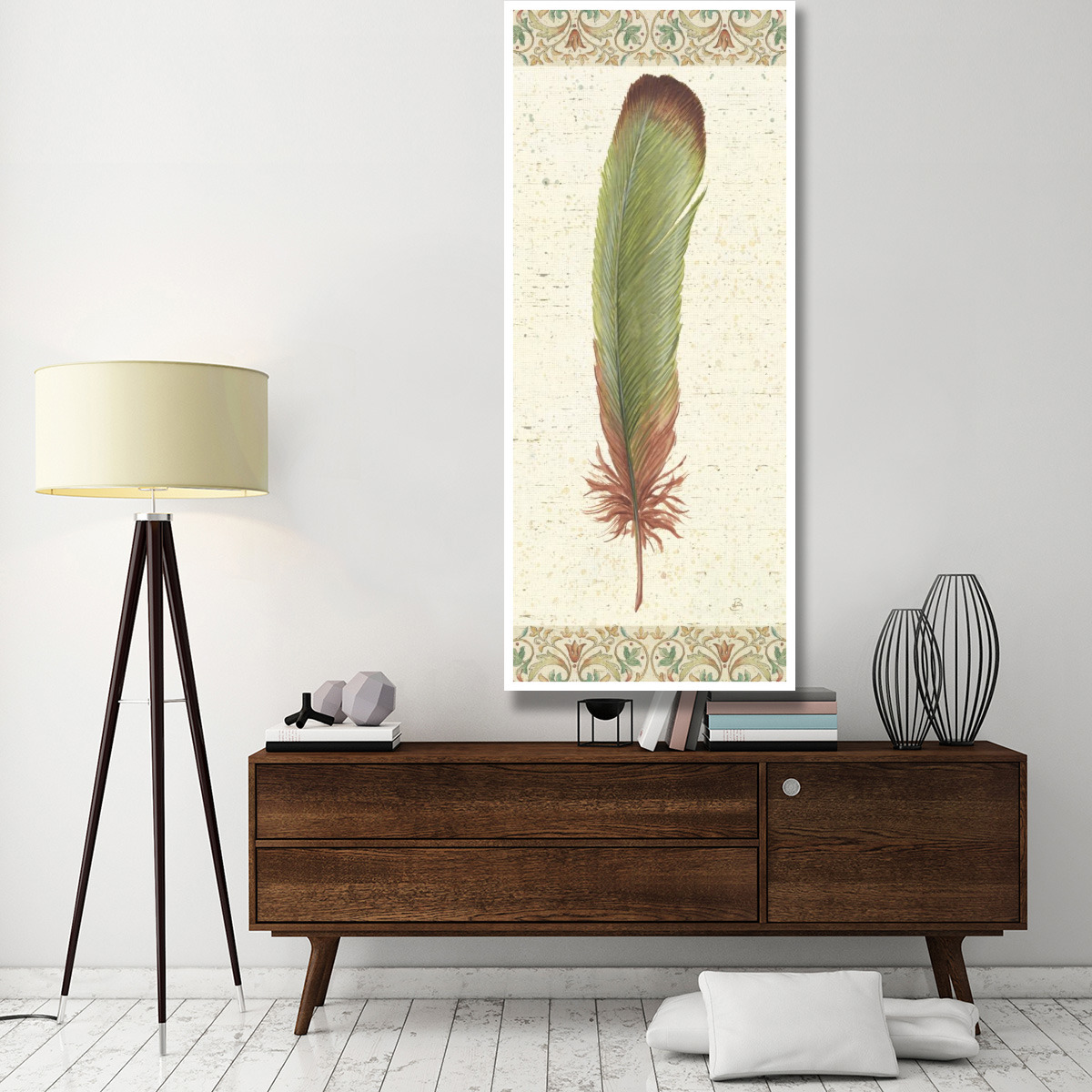 Feather Tales VI -Paper Art-32&quotx77"