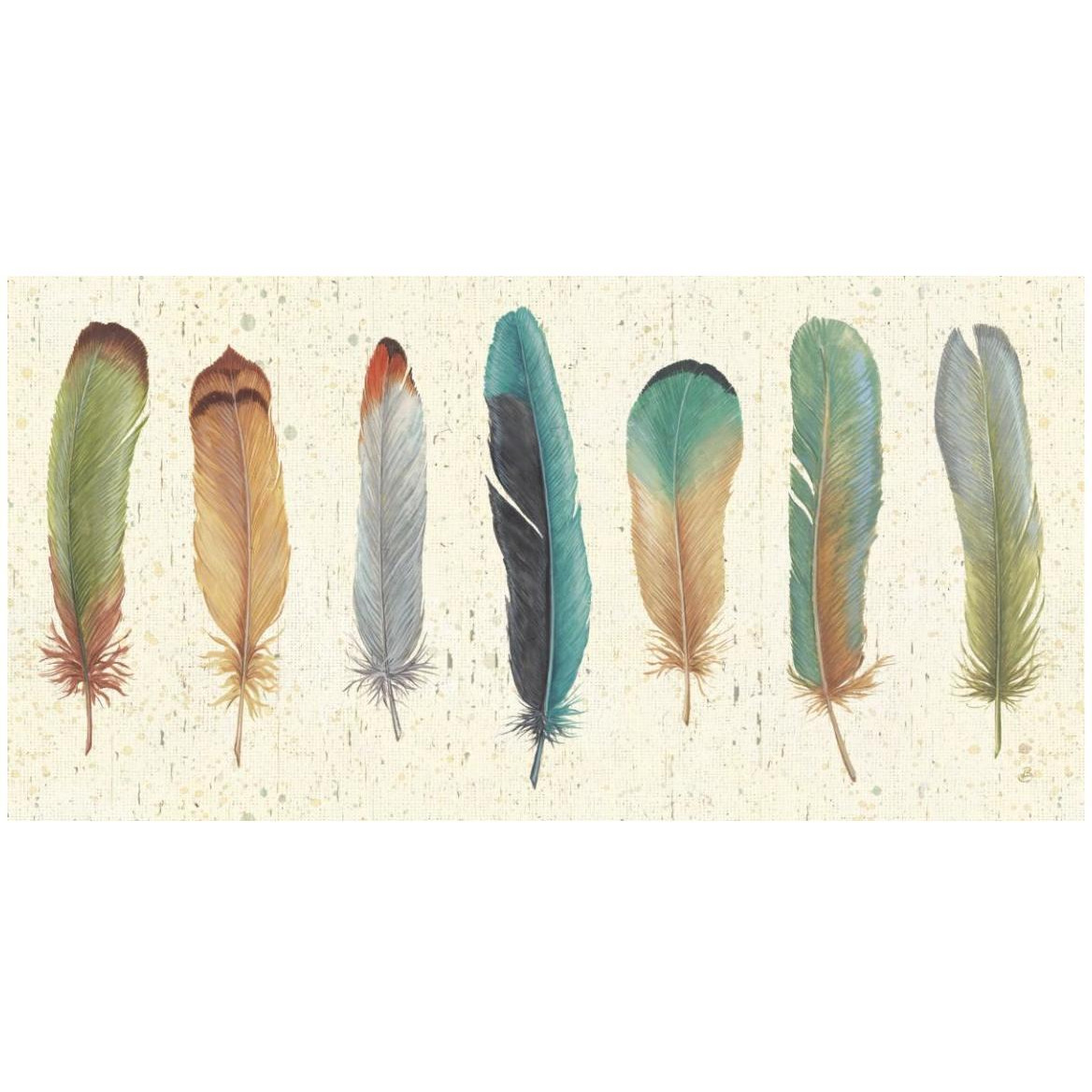 Feather Tales VII -Paper Art-50&quotx26"