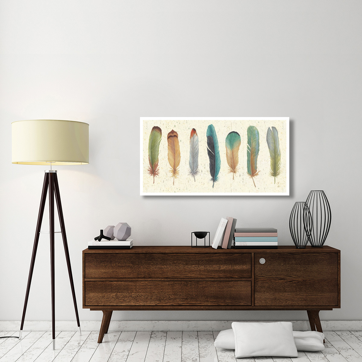 Feather Tales VII -Paper Art-50&quotx26"