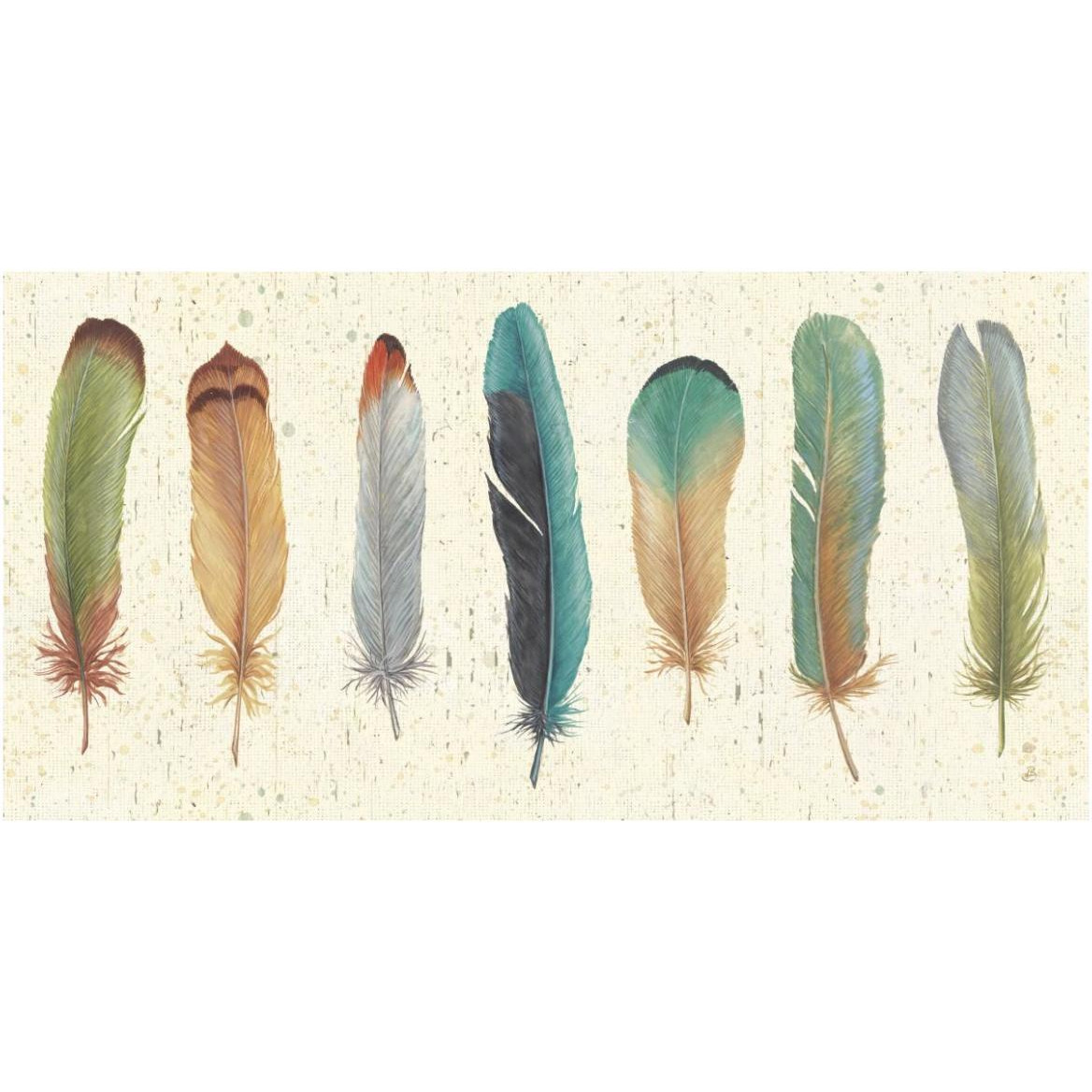 Feather Tales VII -Paper Art-62&quotx32"