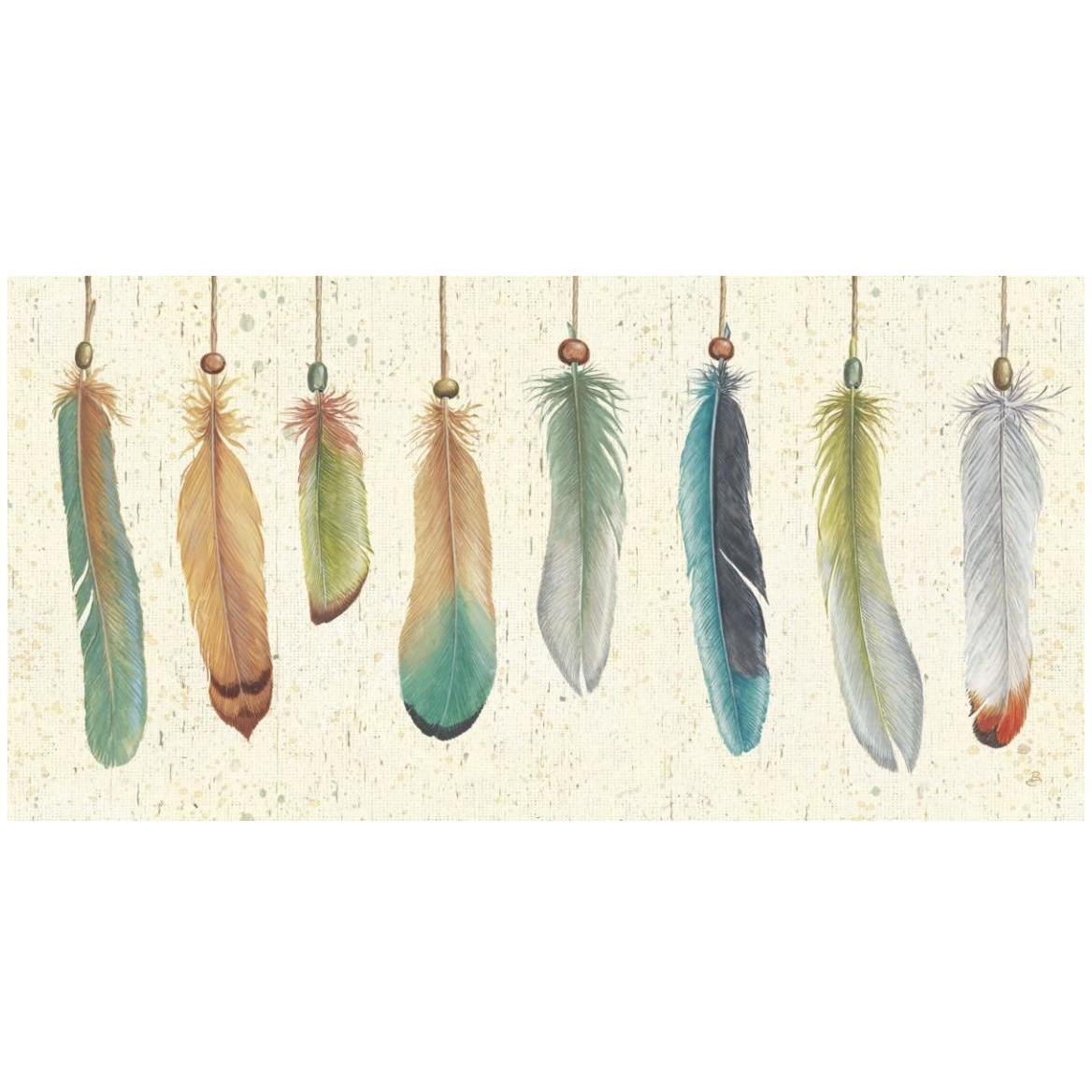 Feather Tales VIII -Paper Art-50&quotx26"