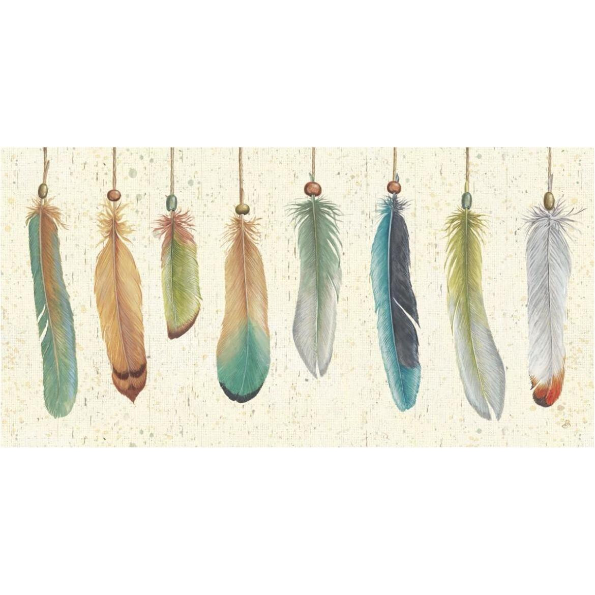 Feather Tales VIII -Paper Art-74&quotx38"