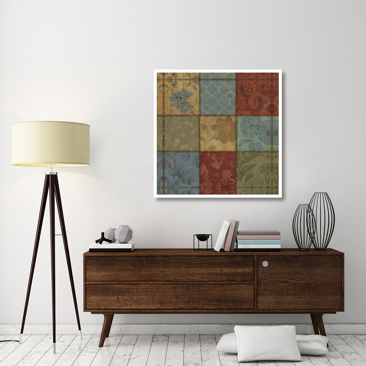 Barcelona II Layered -Paper Art-42&quotx42"