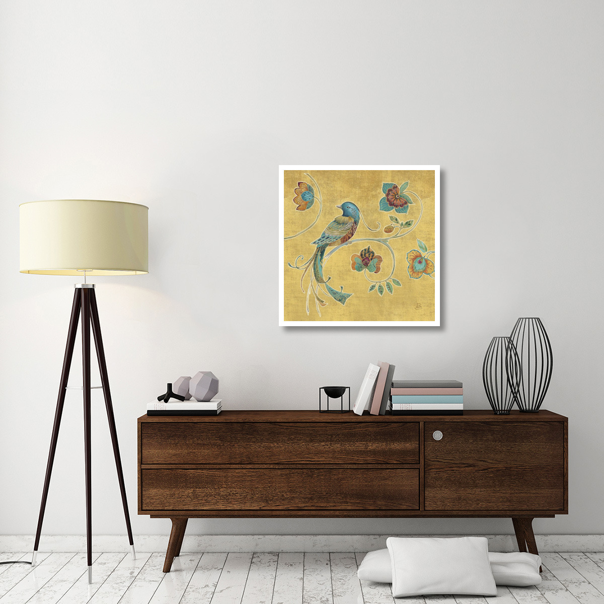 Bohemian Wings I -Paper Art-32&quotx32"