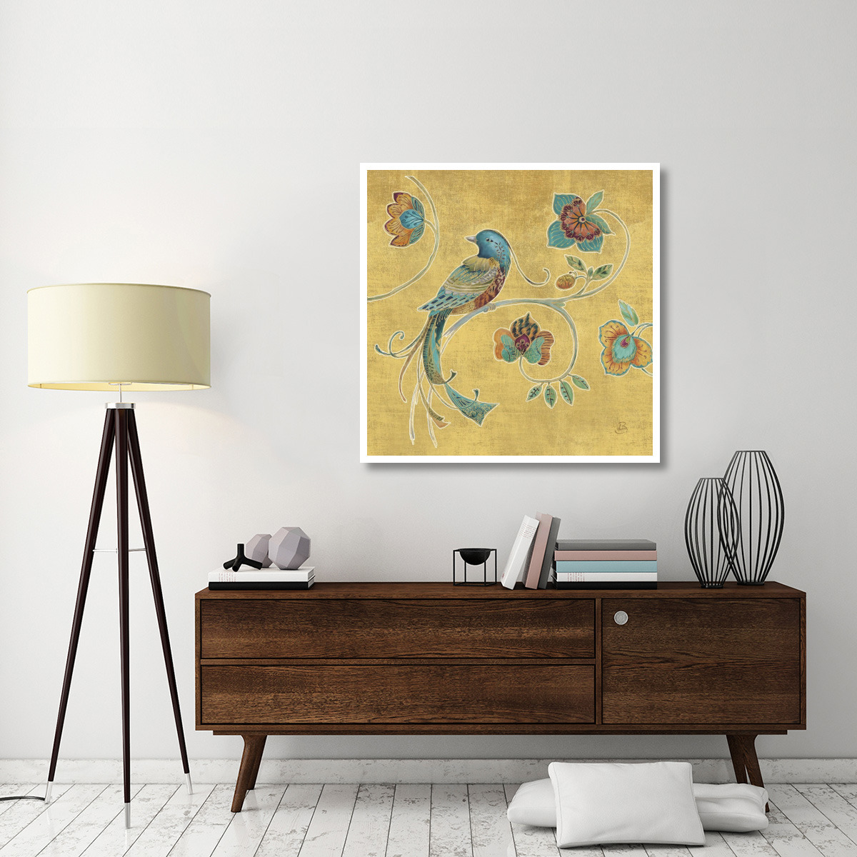 Bohemian Wings I -Paper Art-42&quotx42"