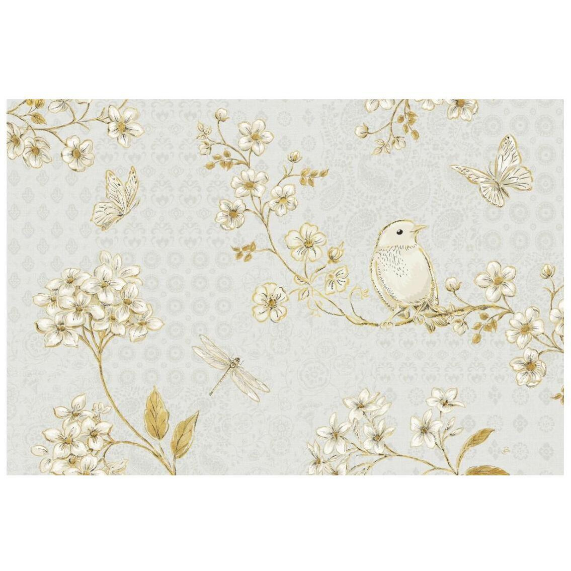 Golden Garden I -Paper Art-26&quotx18"
