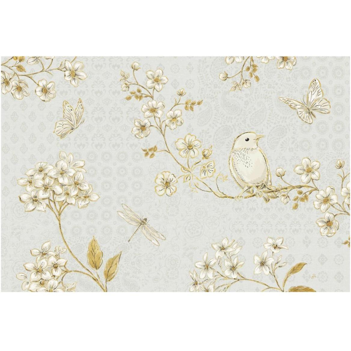 Golden Garden I -Paper Art-62&quotx42"