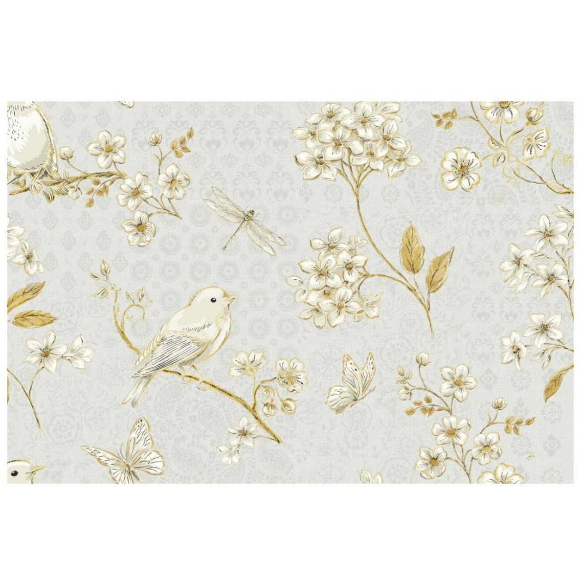 Golden Garden II -Paper Art-26&quotx18"