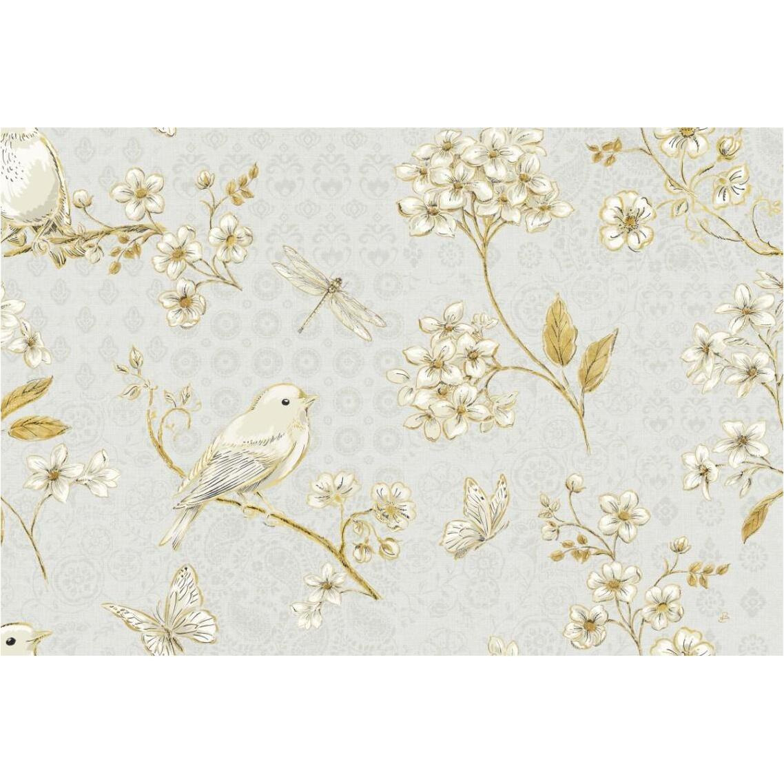 Golden Garden II -Paper Art-38&quotx26"