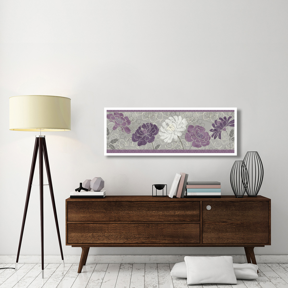 Morning Tones Purple III -Paper Art-56&quotx20"