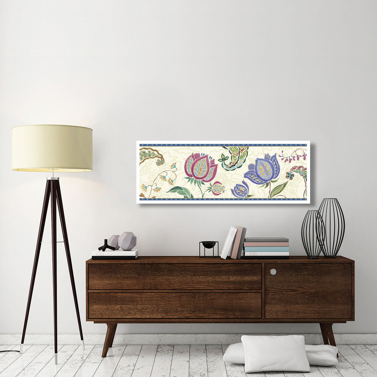 Peacock Fantasy VI -Paper Art-56&quotx20"
