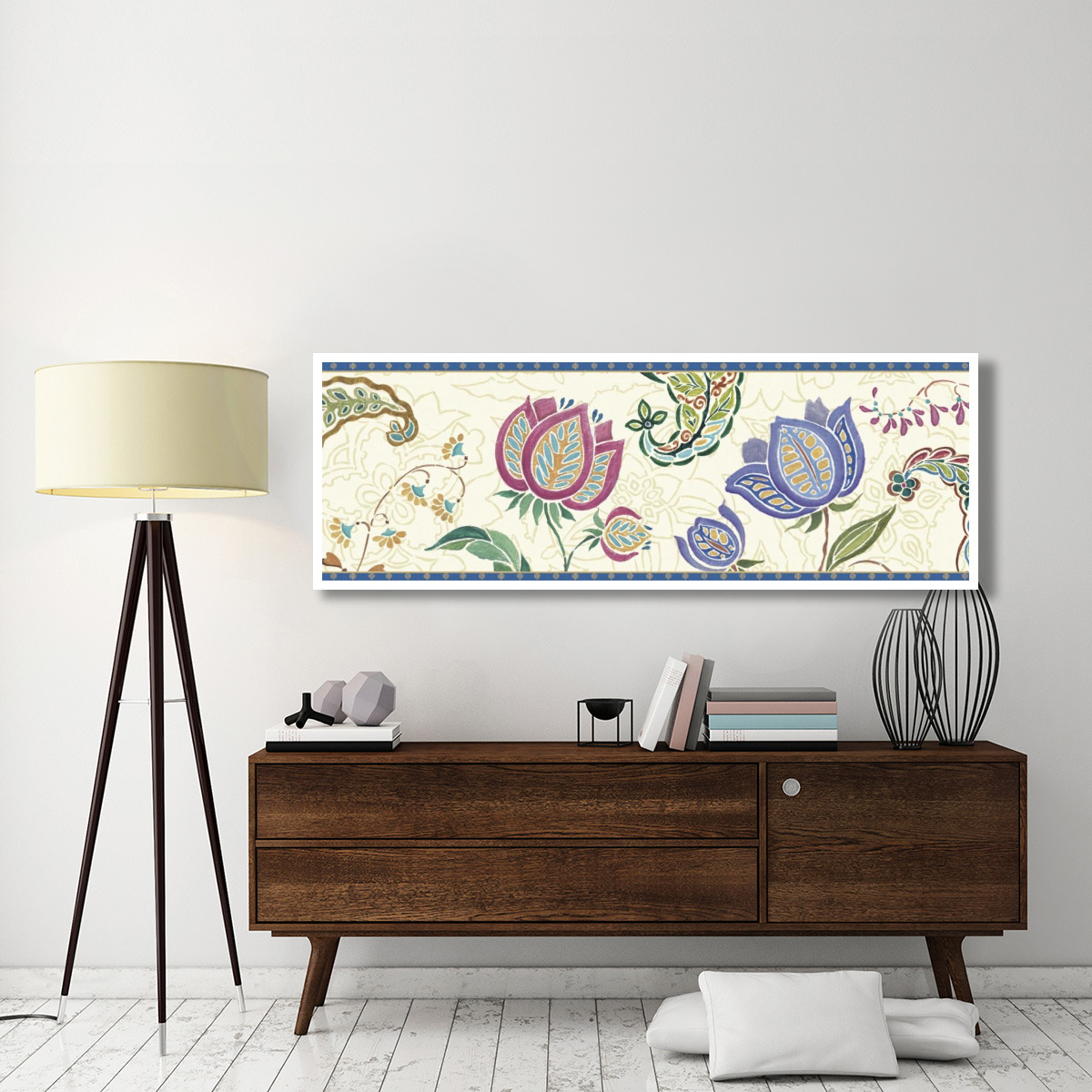 Peacock Fantasy VI -Paper Art-74&quotx26"