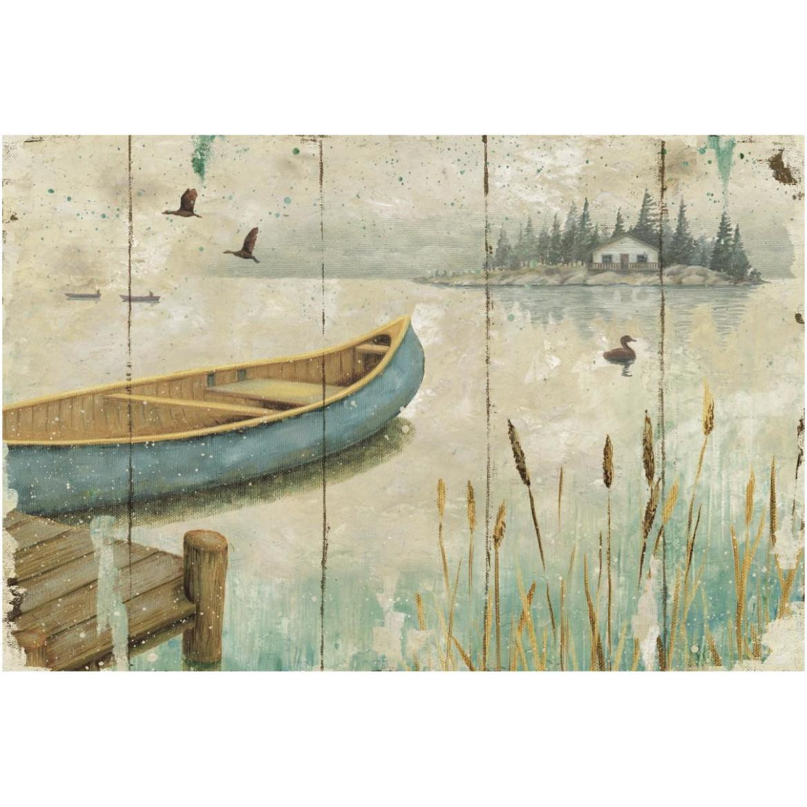 Waterside V -Paper Art-62&quotx42"