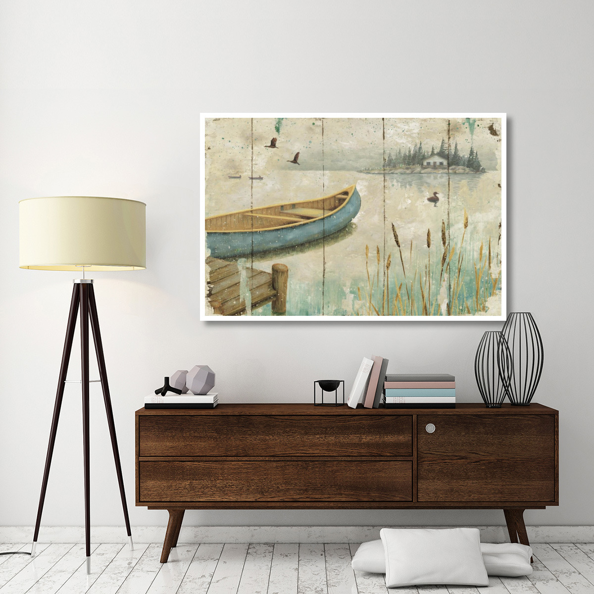 Waterside V -Paper Art-62&quotx42"