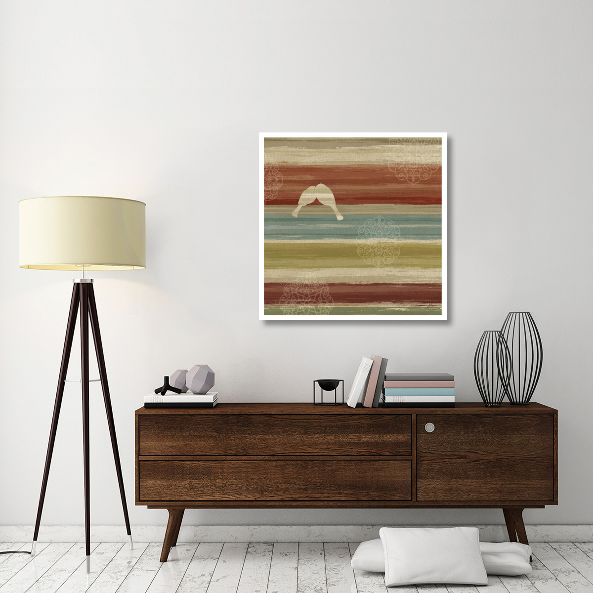 Mumbai Rainbow Birds II -Paper Art-38&quotx38"
