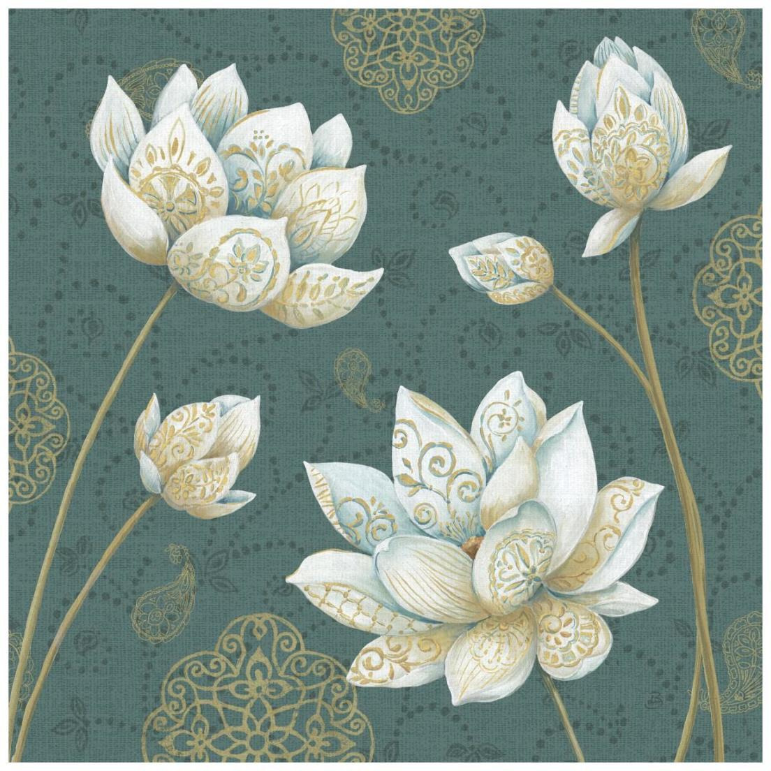 Lotus Dream IVB -Paper Art-20&quotx20"