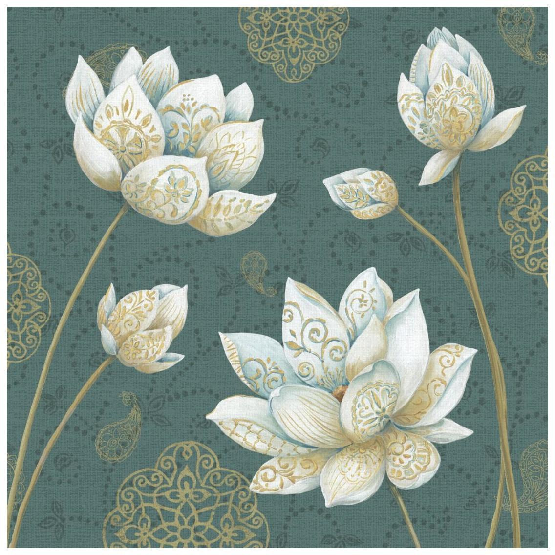 Lotus Dream IVB -Paper Art-26&quotx26"