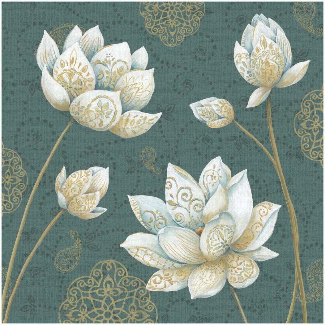 Lotus Dream IVB -Paper Art-32&quotx32"