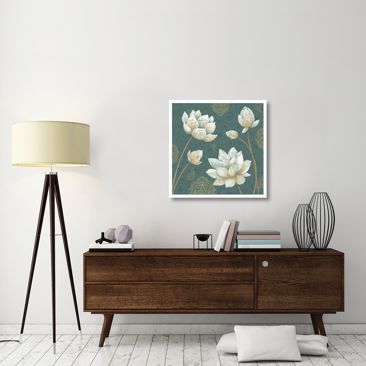 Lotus Dream IVB -Paper Art-32&quotx32"
