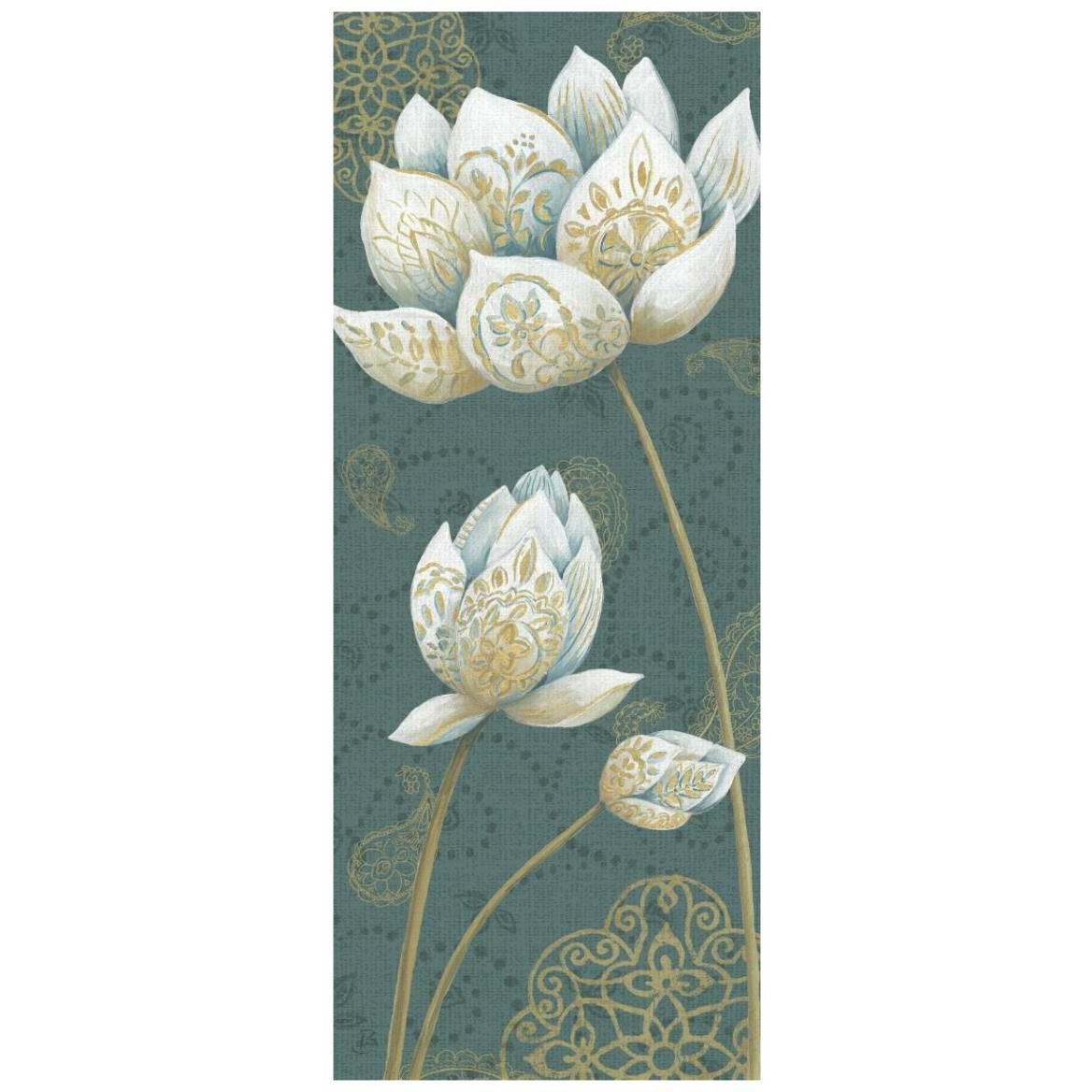 Lotus Dream IIIB -Paper Art-18&quotx42"