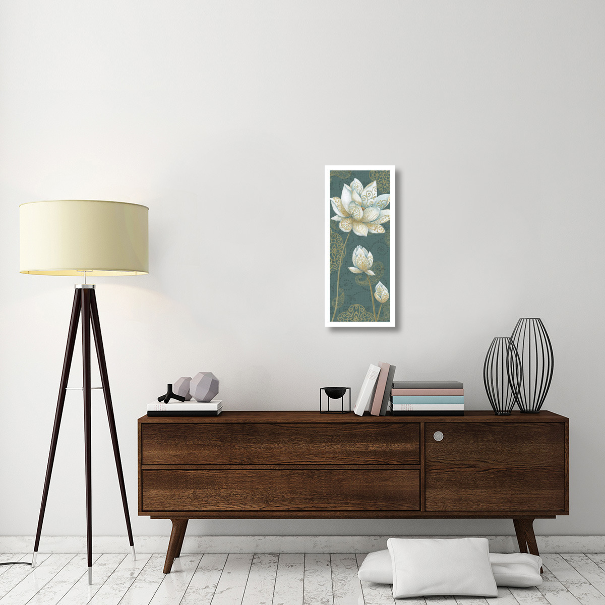 Lotus Dream IIB -Paper Art-14&quotx32"