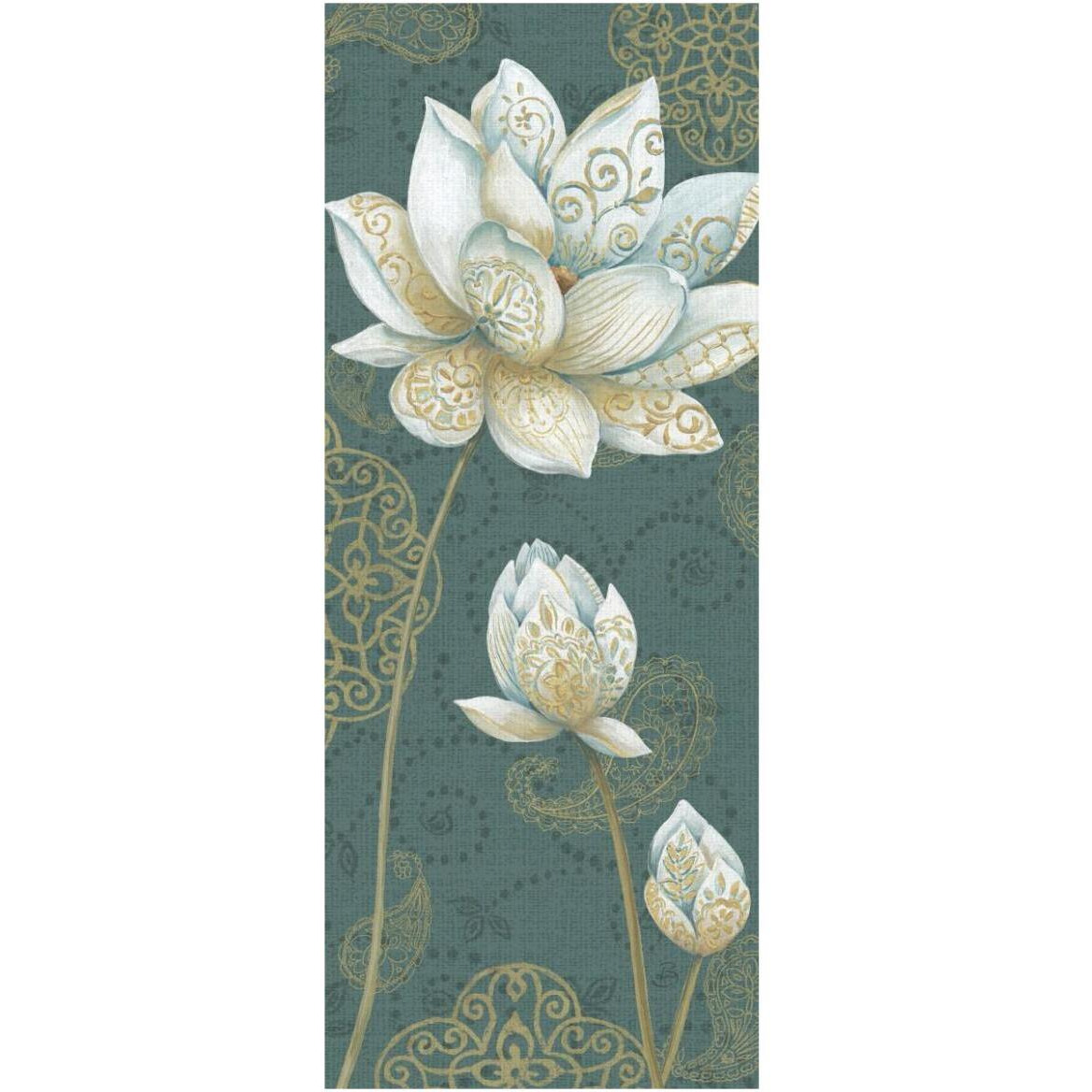 Lotus Dream IIB -Paper Art-26&quotx62"