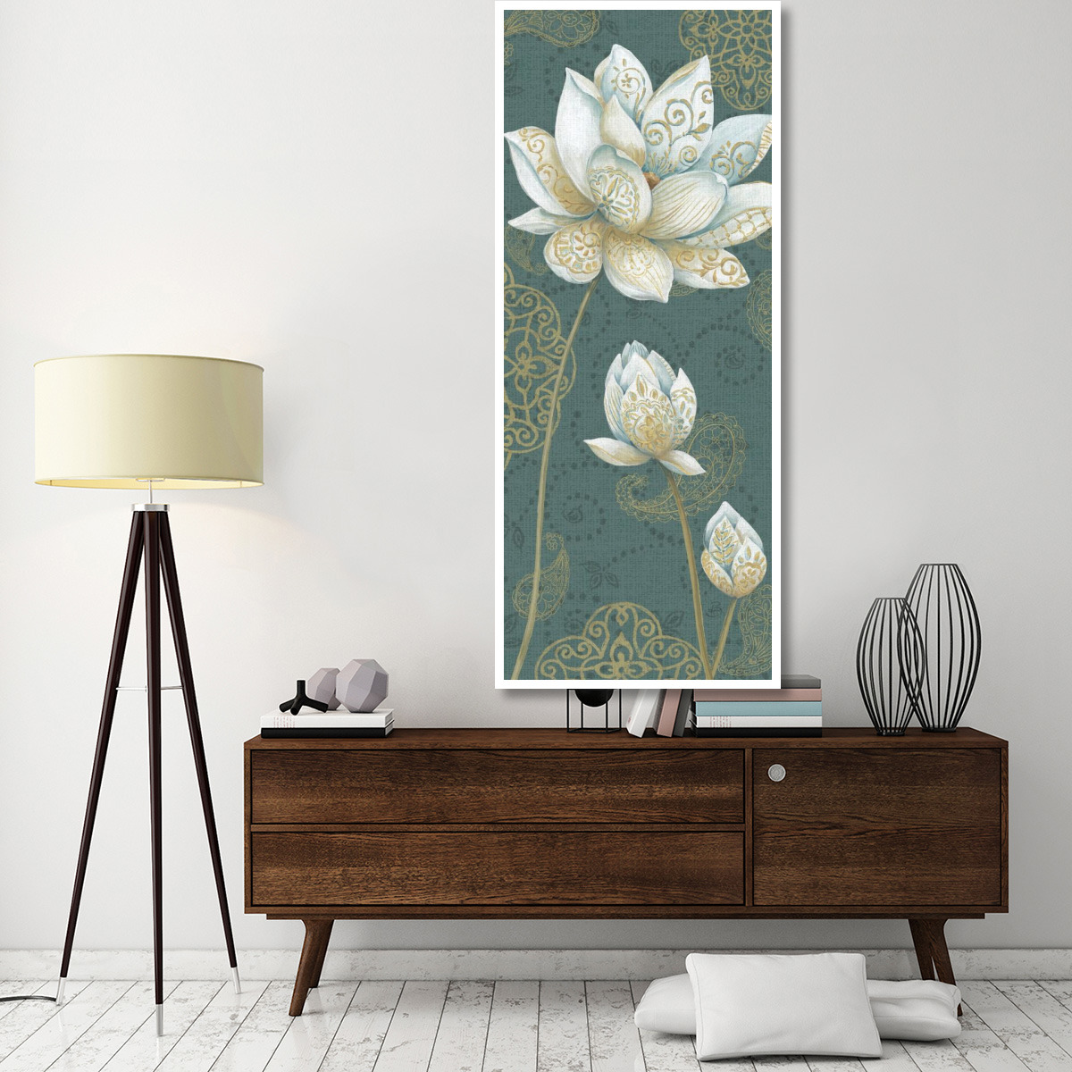 Lotus Dream IIB -Paper Art-32&quotx77"
