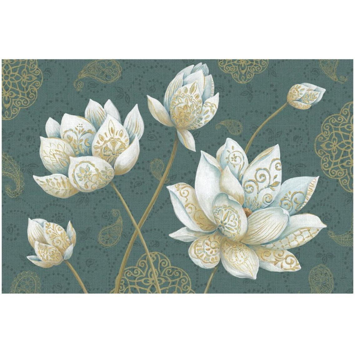 Lotus Dream IB -Paper Art-32&quotx22"
