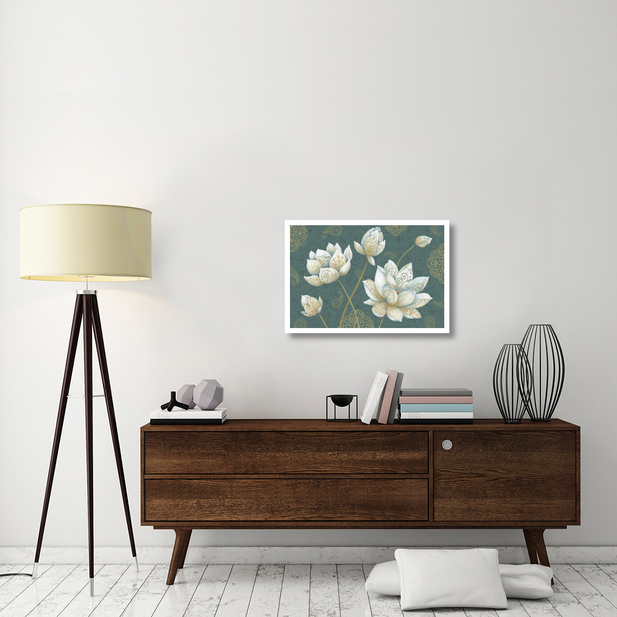 Lotus Dream IB -Paper Art-32&quotx22"
