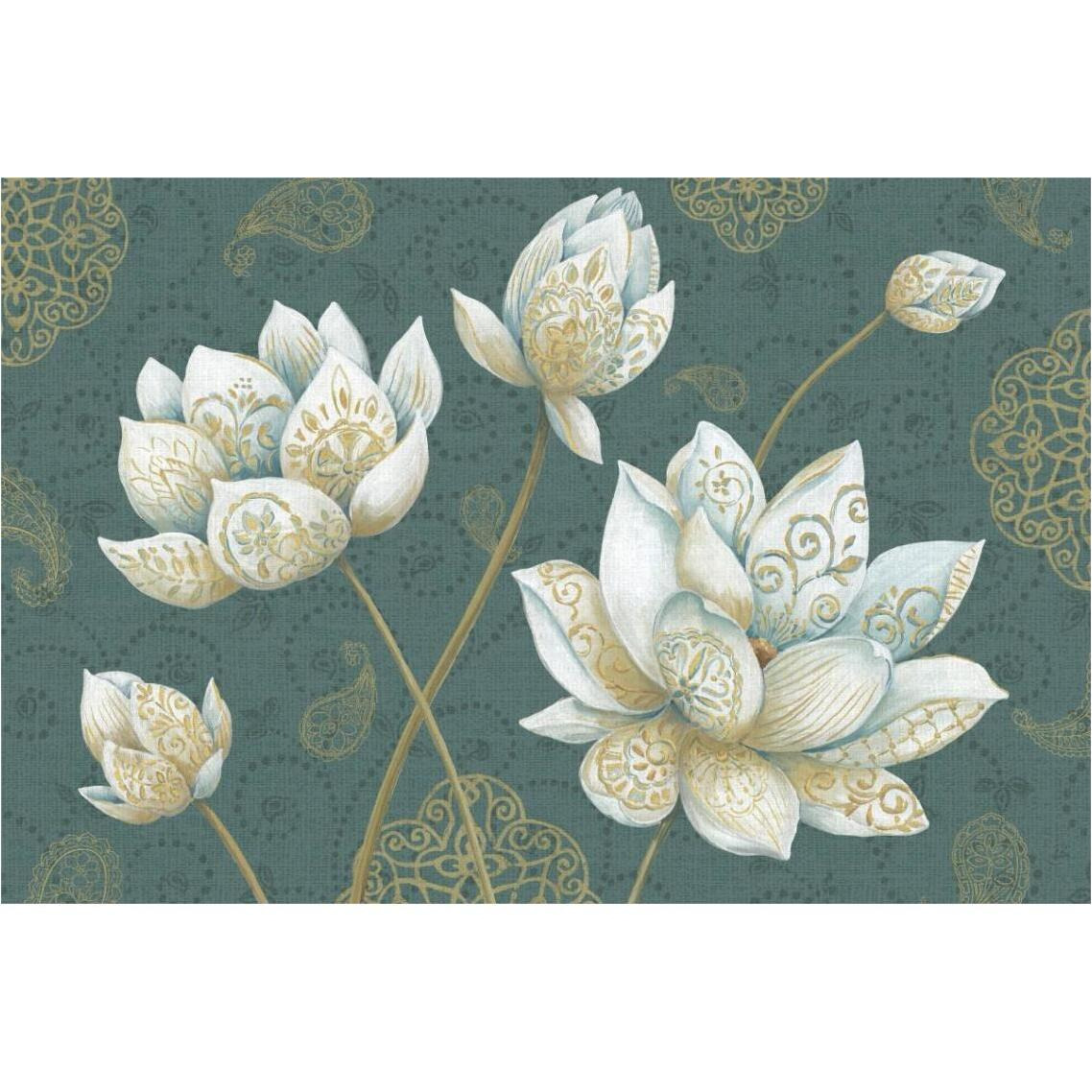 Lotus Dream IB -Paper Art-38&quotx26"