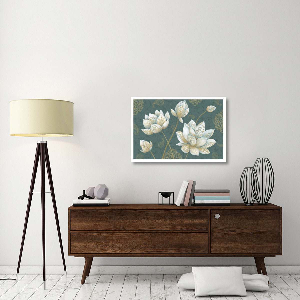 Lotus Dream IB -Paper Art-38&quotx26"