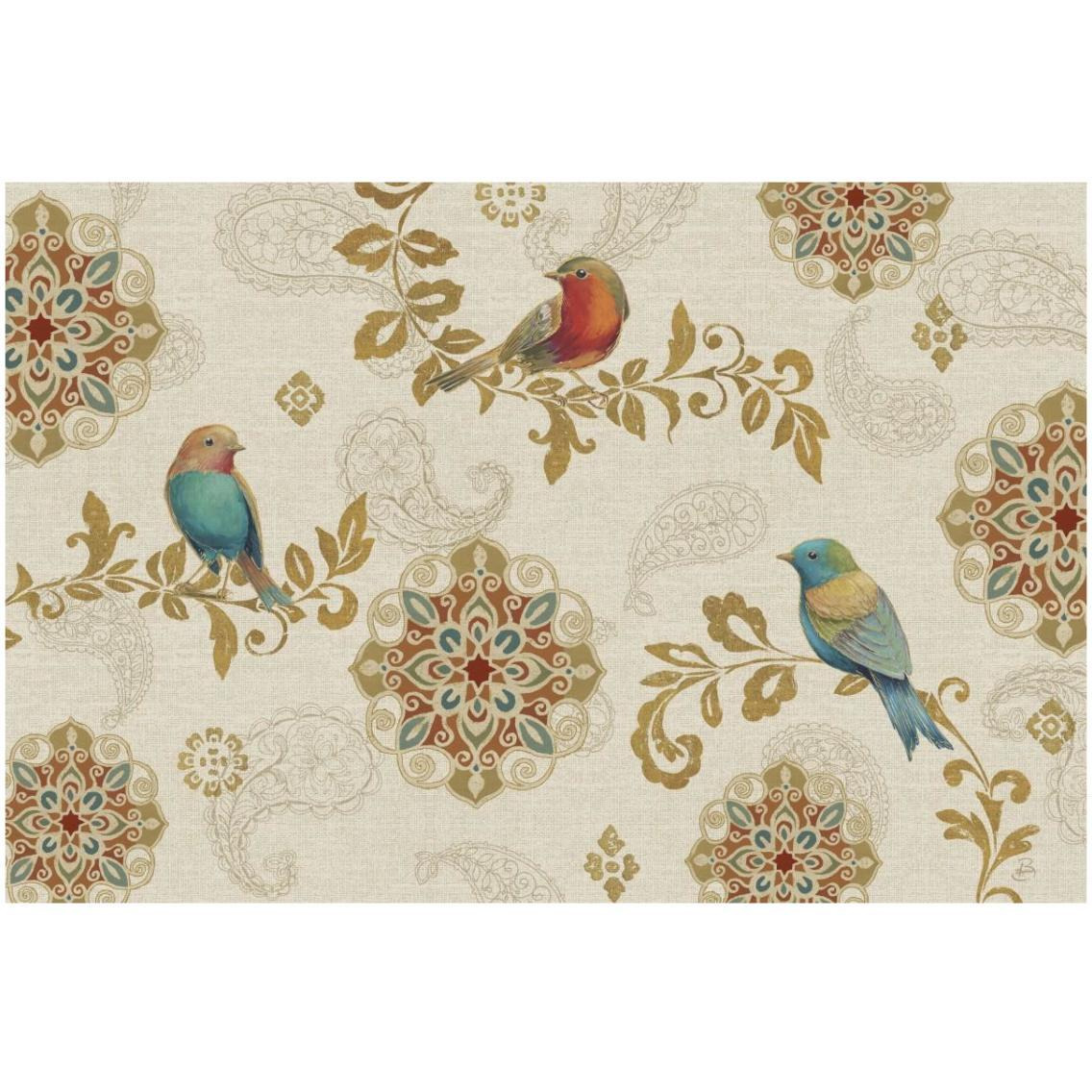 Bird Rainbow IA -Paper Art-32&quotx22"