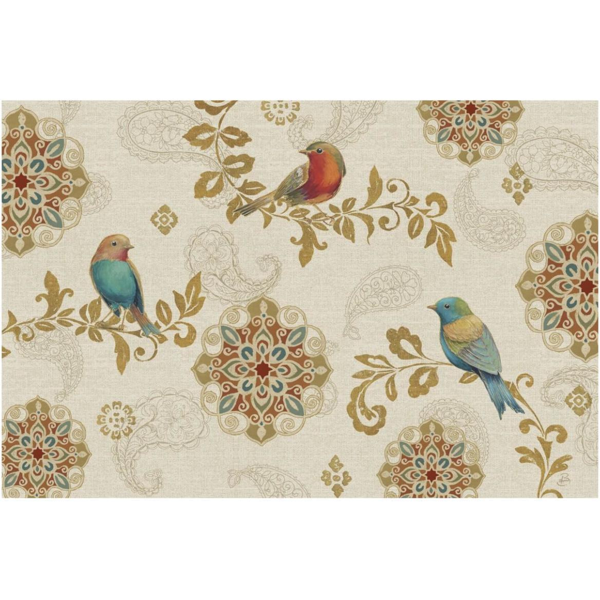 Bird Rainbow IA -Paper Art-62&quotx42"