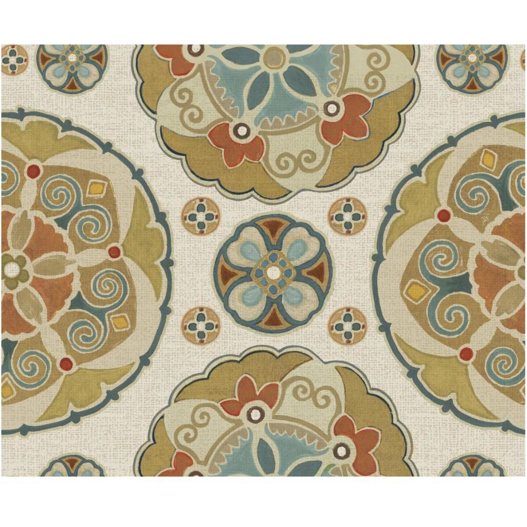 Spice Suzani Patterns I -Paper Art-18&quotx15.28"