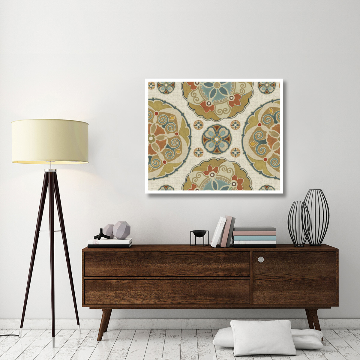 Spice Suzani Patterns I -Paper Art-46&quotx38.52"