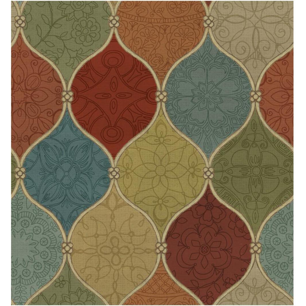 Spice Mosaic Pattern Crop -Paper Art-16.88&quotx18"