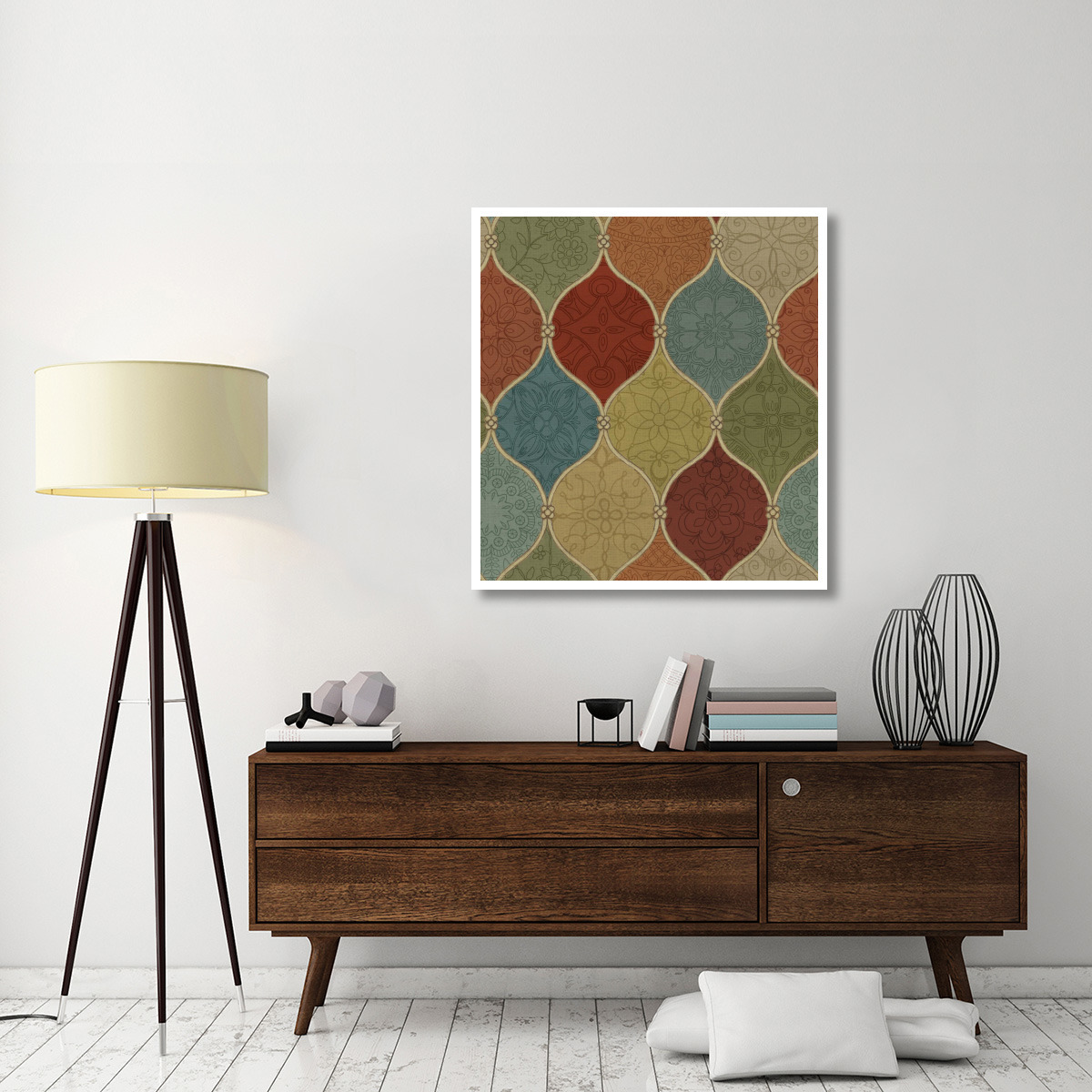Spice Mosaic Pattern Crop -Paper Art-39.2&quotx42"