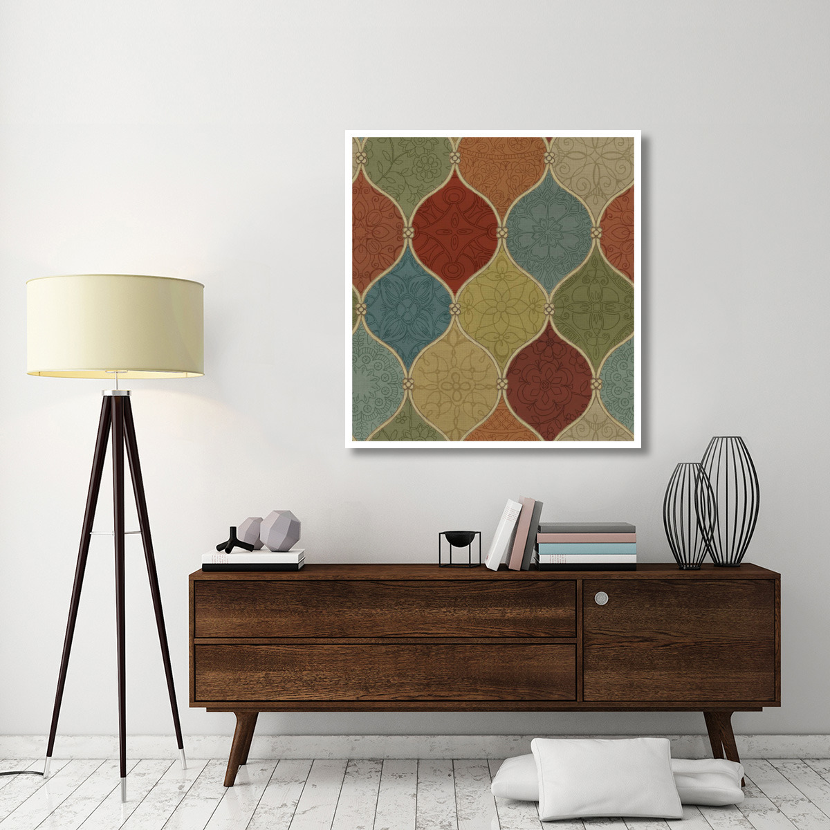 Spice Mosaic Pattern Crop -Paper Art-42.92&quotx46"