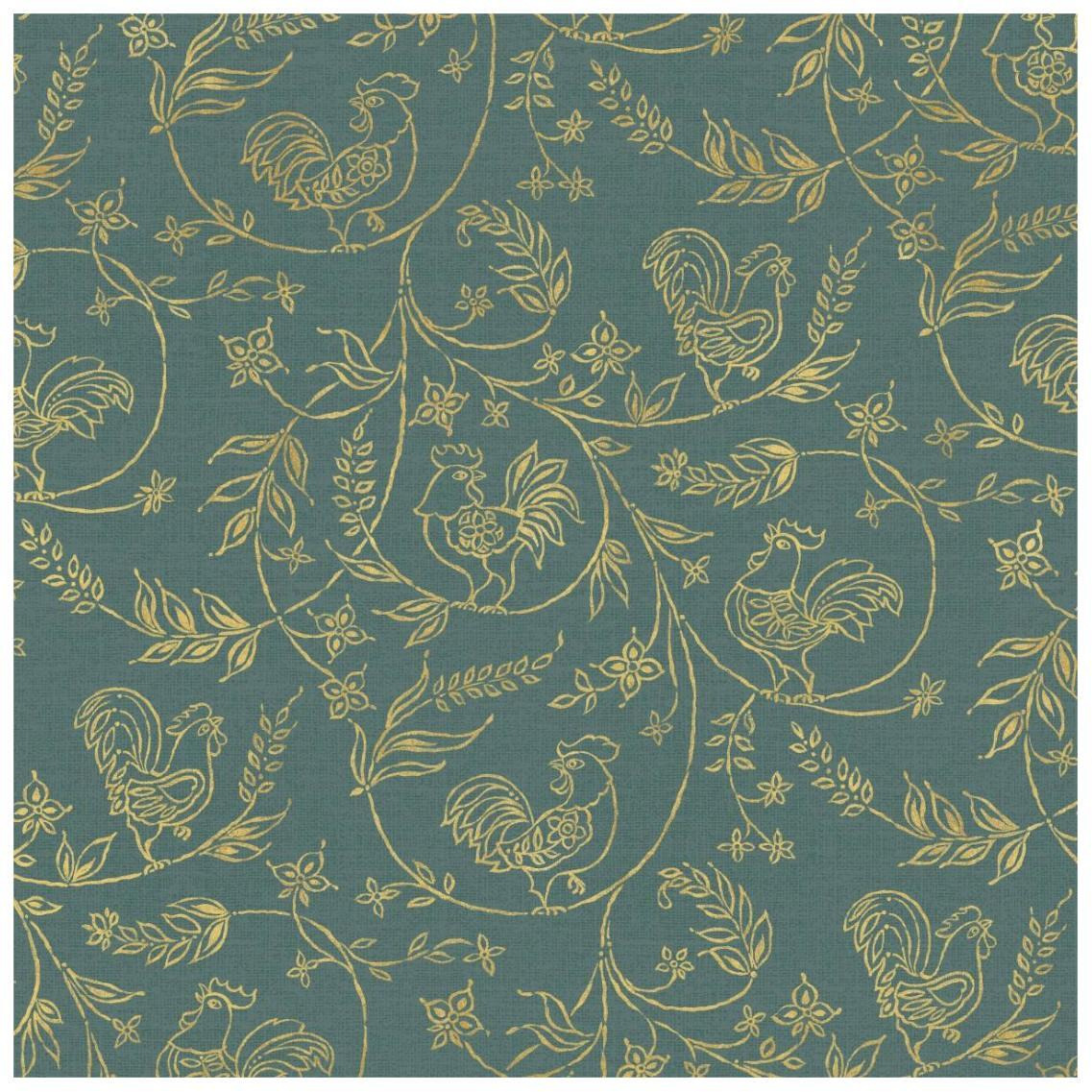 Rooster Trail Pattern III -Paper Art-26&quotx26"