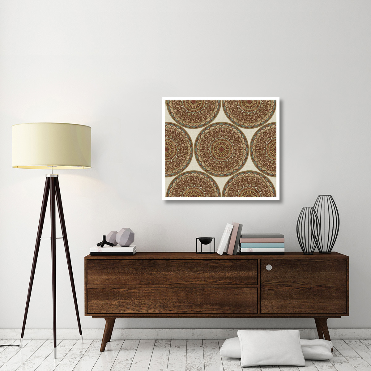 Mandala Road Pattern I -Paper Art-38&quotx33.32"