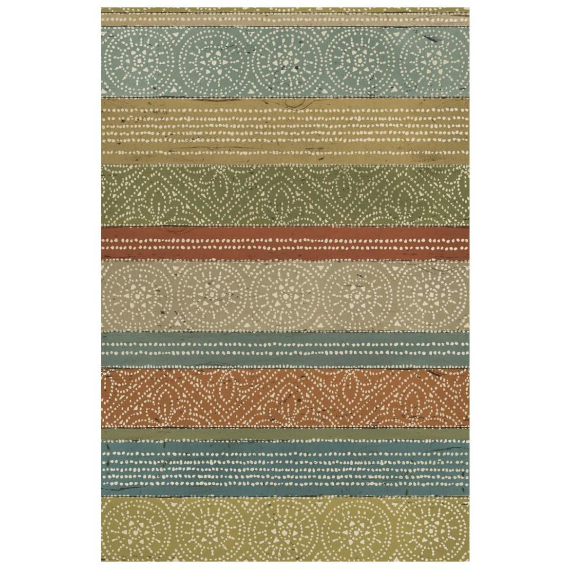 Batik Stripes II -Paper Art-14&quotx20"