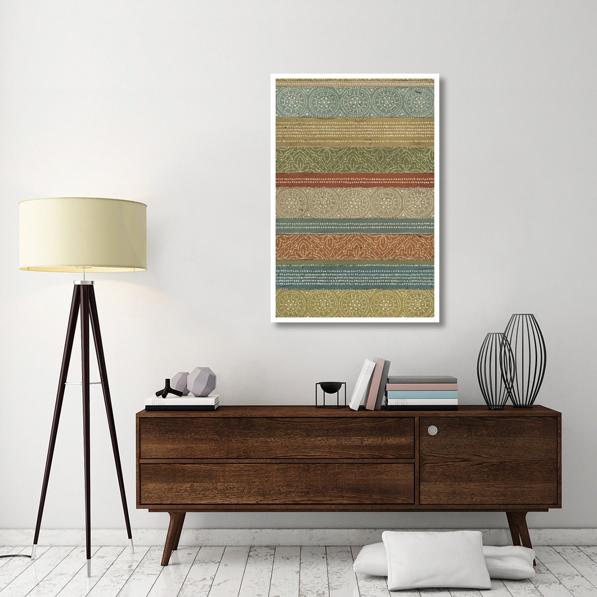Batik Stripes II -Paper Art-34&quotx50"