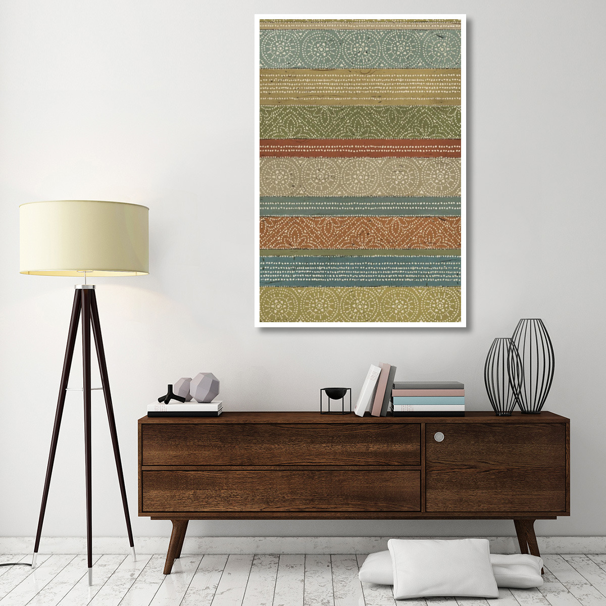 Batik Stripes II -Paper Art-42&quotx62"