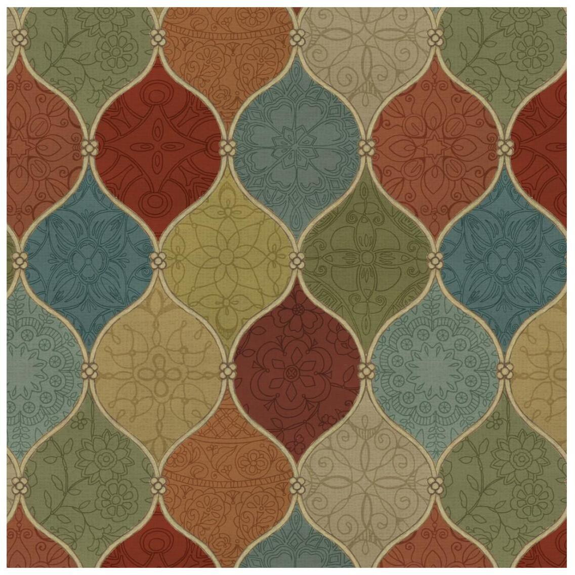 Spice Mosaic Pattern -Paper Art-26&quotx26"