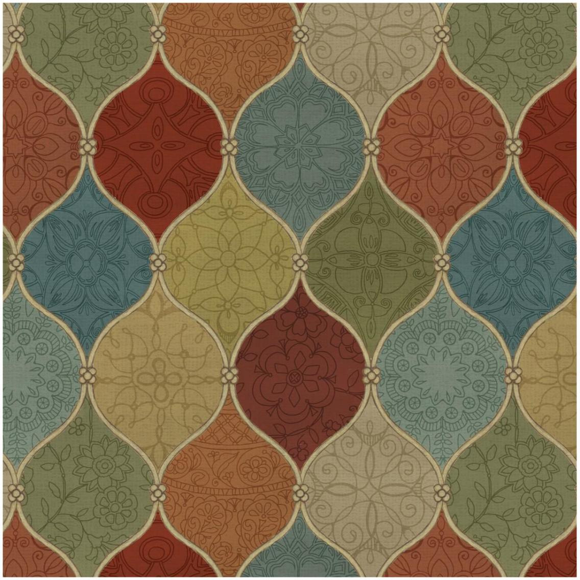 Spice Mosaic Pattern -Paper Art-32&quotx32"