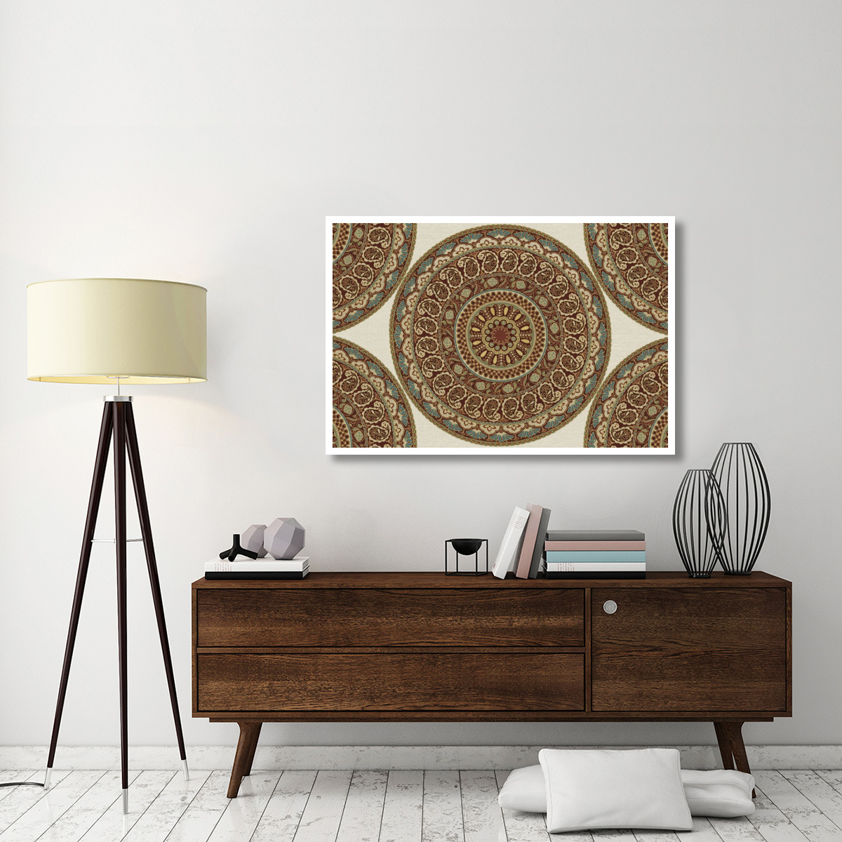 Mandala Road I -Paper Art-50&quotx34"