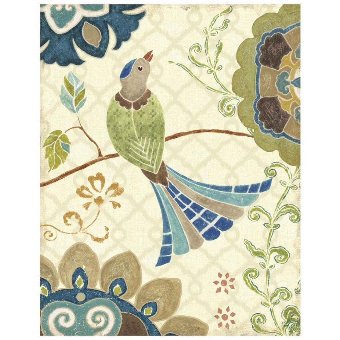 Eastern Tales Bird IV -Paper Art-22&quotx26"
