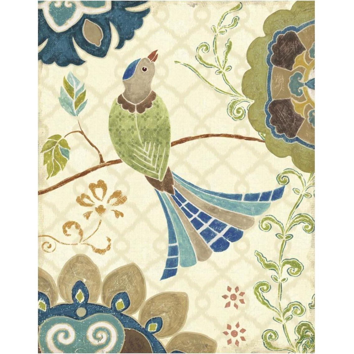 Eastern Tales Bird IV -Paper Art-30&quotx37"