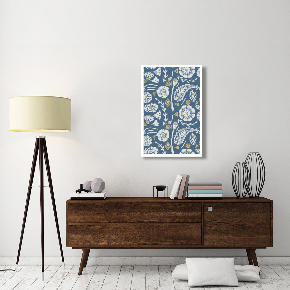 Nordic Woodcut Pattern X -Paper Art-26&quotx38"