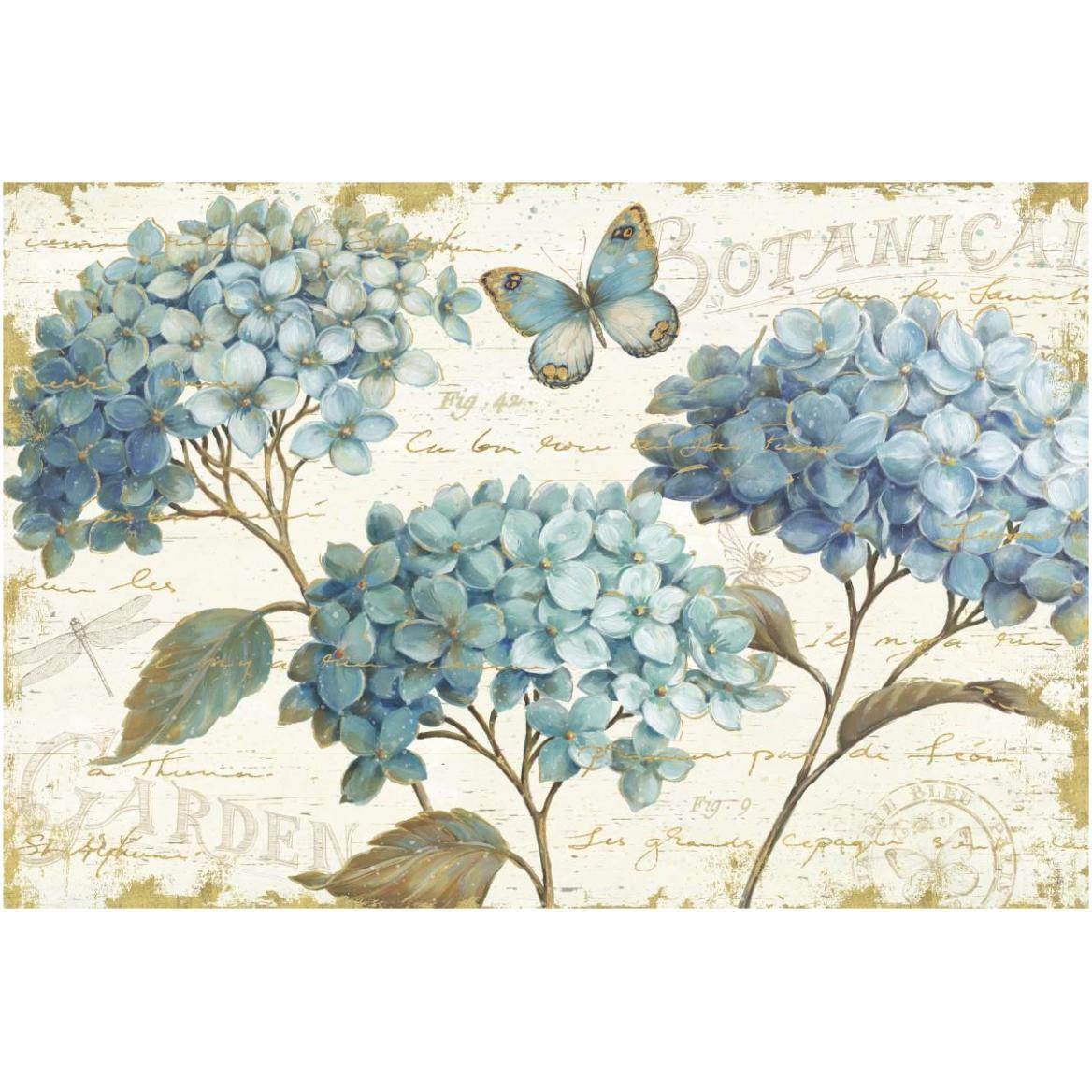 Blue Garden I -Paper Art-62&quotx42"
